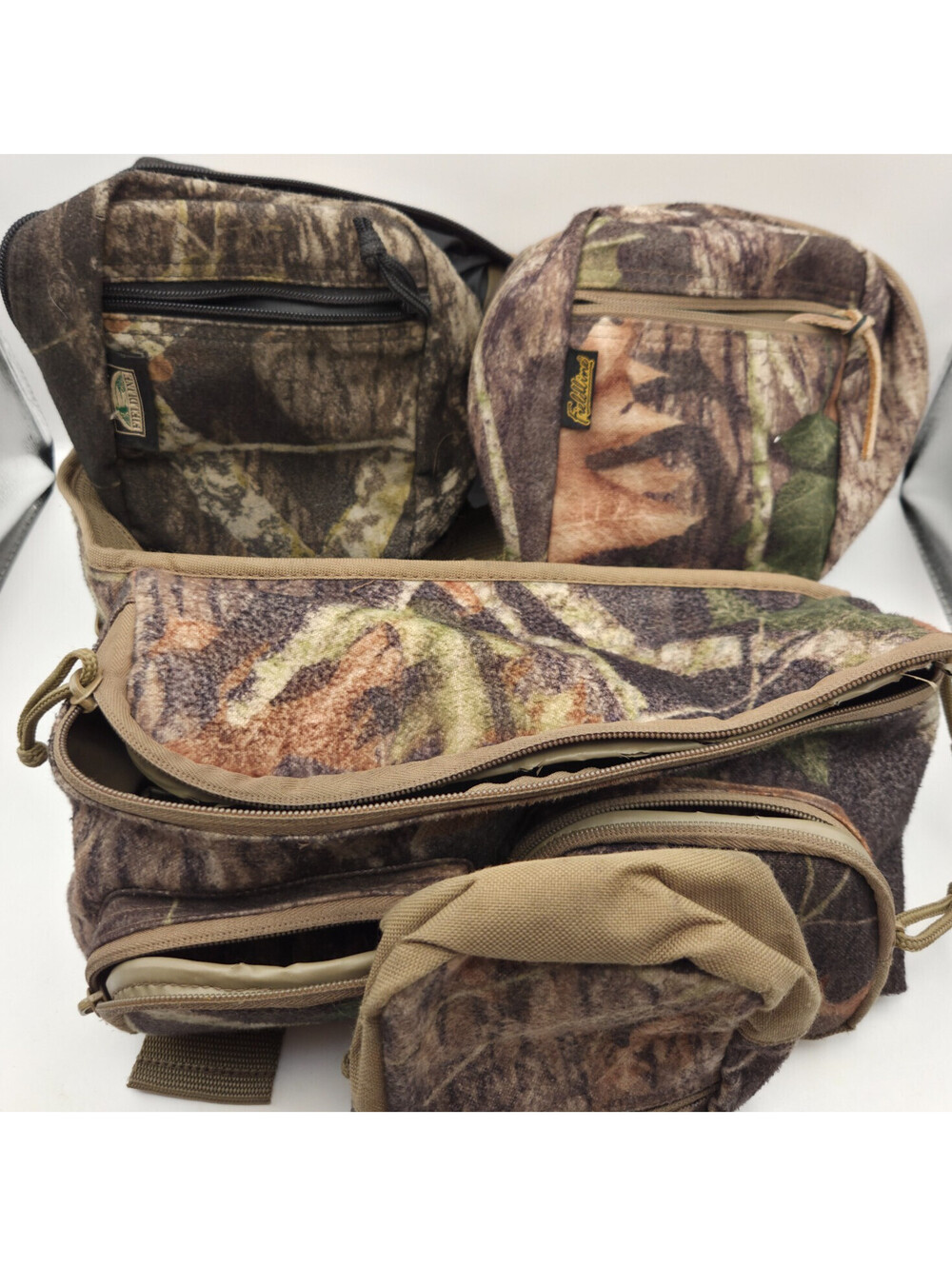 Fieldline Camo Hunting Waist Pack 3 Extra Pouches Utility Gear Bag